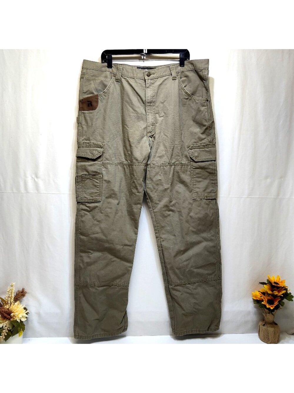 Wrangler Riggs Workwear Relaxed Fit Cargo Pants W42 Durable Workwear 100% Cotton